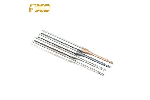 Coated Carbide 2 Flute Long Neck End Mill