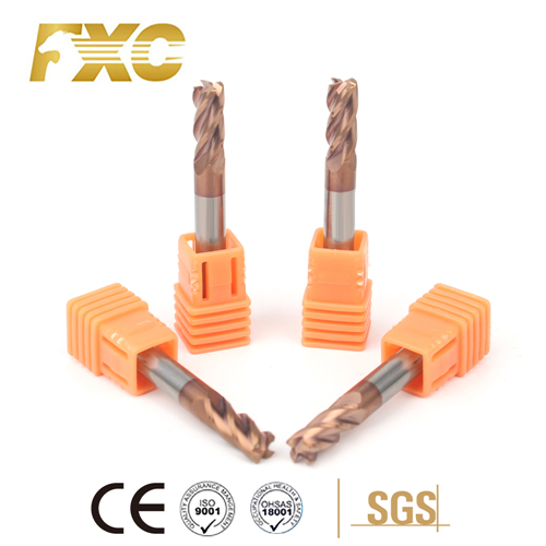 HRC55 corner radius end mill With 4 flute