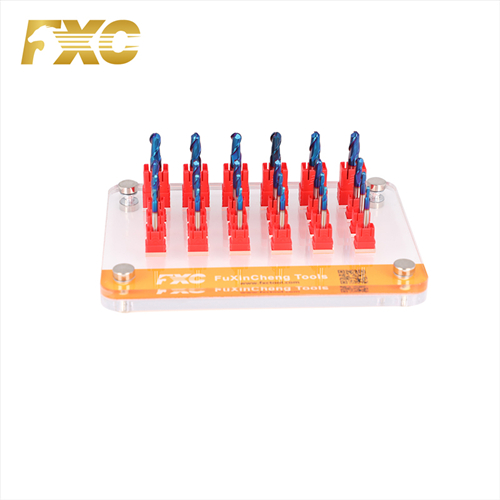 HRC60 Series ball nose end mill with NAco Coating
